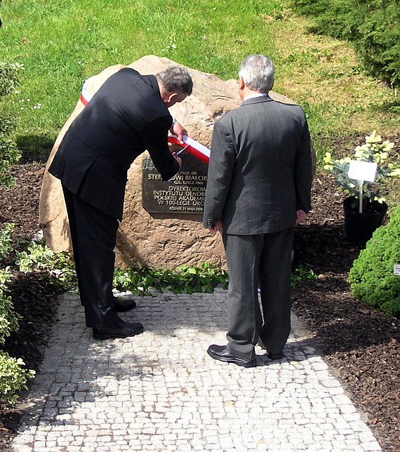 Odsłonięcie tablicy pamiątkowej