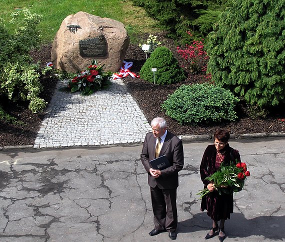 Burmistrz Kórnika - Pan Jerzy Lechnerowski oraz Pani Irena Kaczmarek - Przewodnicząca Rady Miejskiej